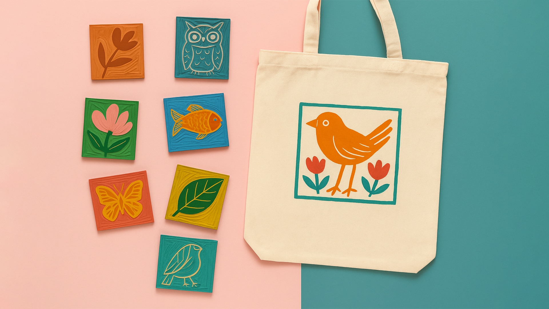 Anneler Günü: Linol Baskı ile Bir Çanta Masal görsel 0