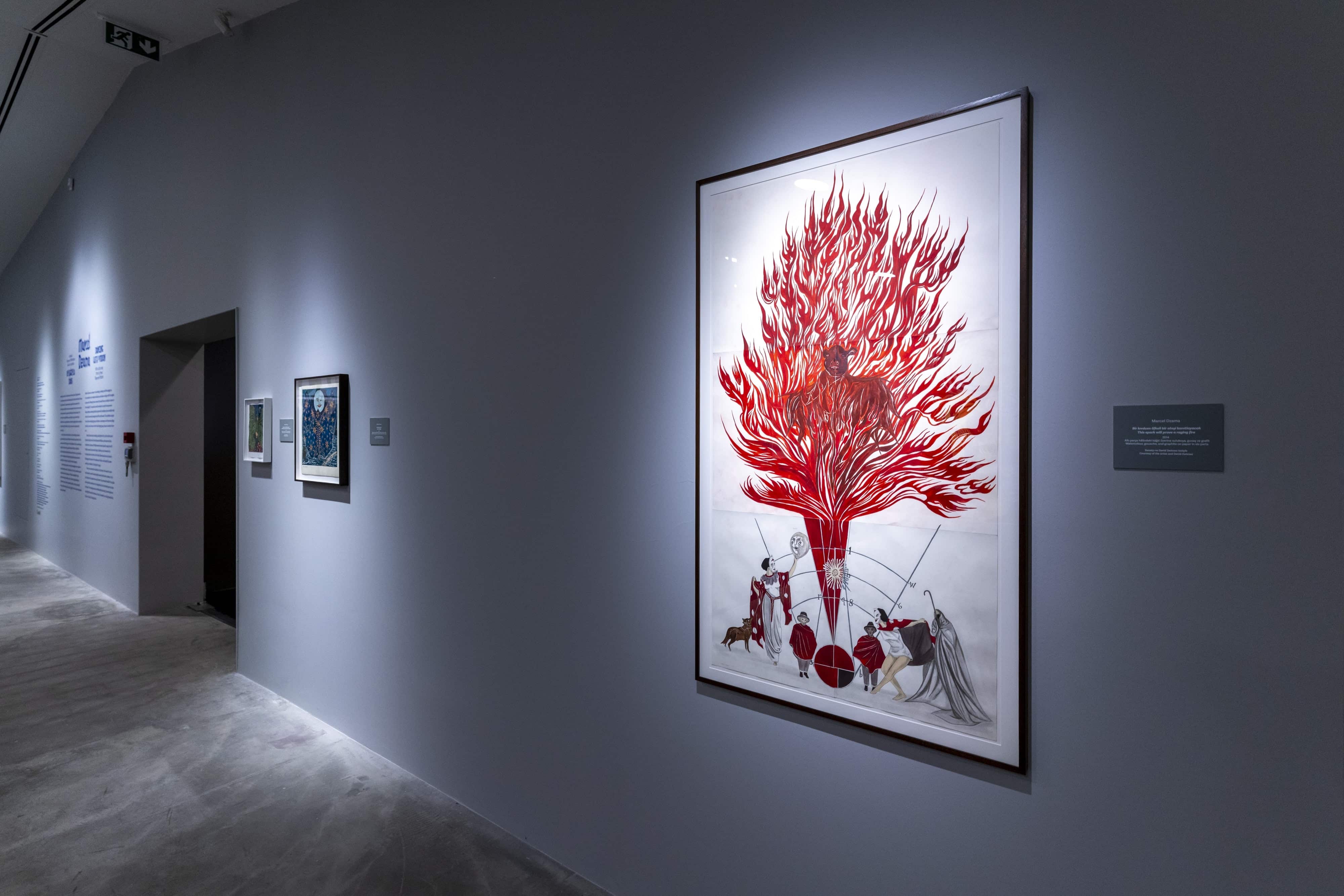 MARCEL DZAMA <br> Ay Işığıyla Dans  galeri 13