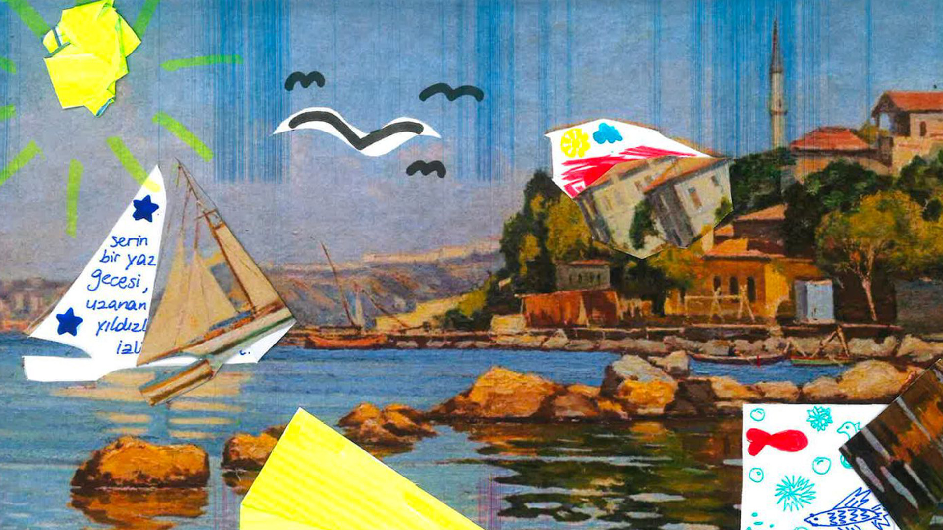 Suya Yansıyan Renkler görsel 1